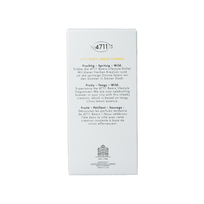 4711 Eau de cologne remix urban summer 100 Milliliter