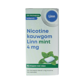 Linn Nicotine chewing gum 4mg mint 204 pieces