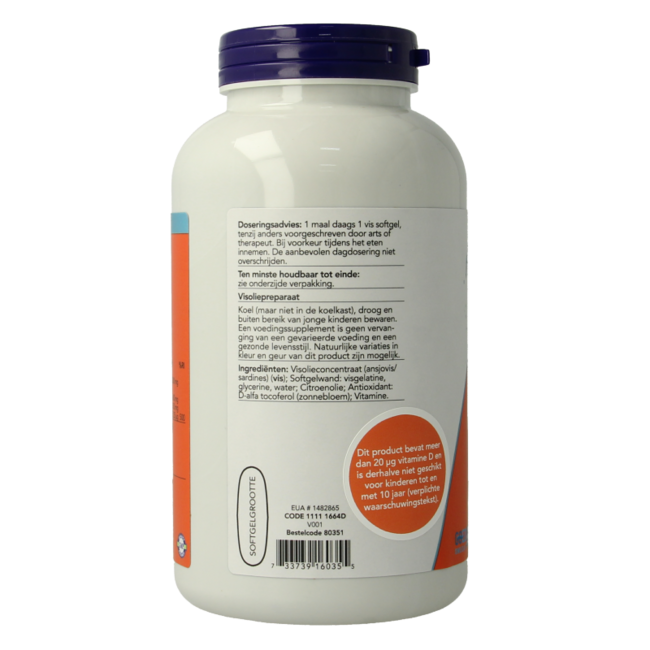 NOW Omega 3 max olio di pesce D3 EPA DHA 180 Capsule molli