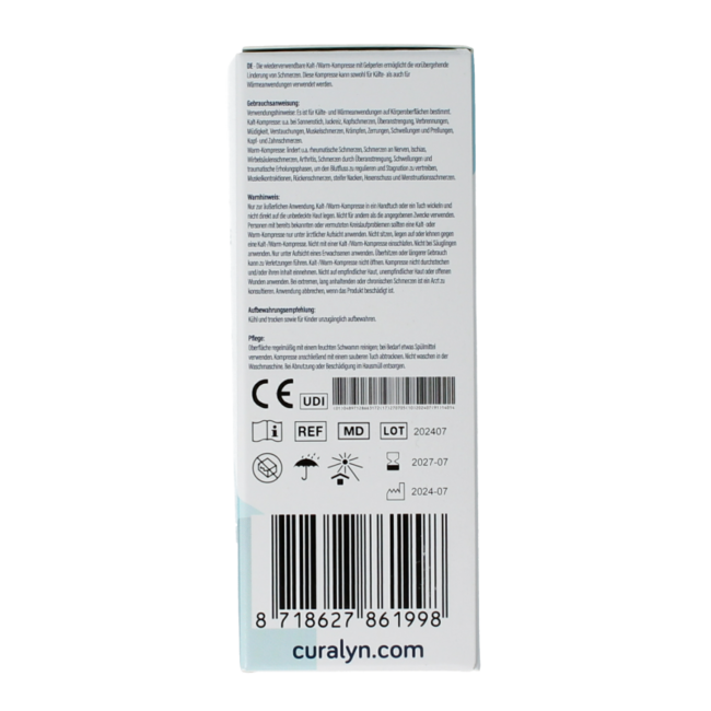 Curalyn Hot and Cold Pearl Compress 1 Piece