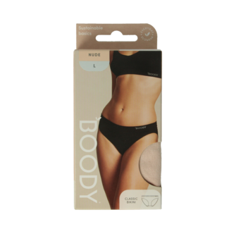 Boody Boody Classic majtki bikini, róż (blush), rozmiar L, 1 szt.