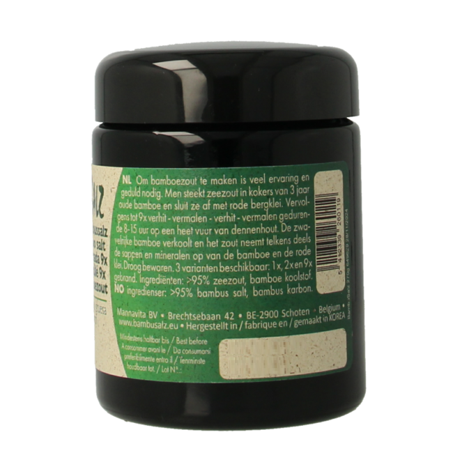 Bambu Salz Bamboezout zeer grof 9x gebrand 270 Gram