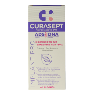 Curasept Curasept ADS DNA Implant Pro CHX 0,20% + HA płyn do płukania ust 200 mililitrów