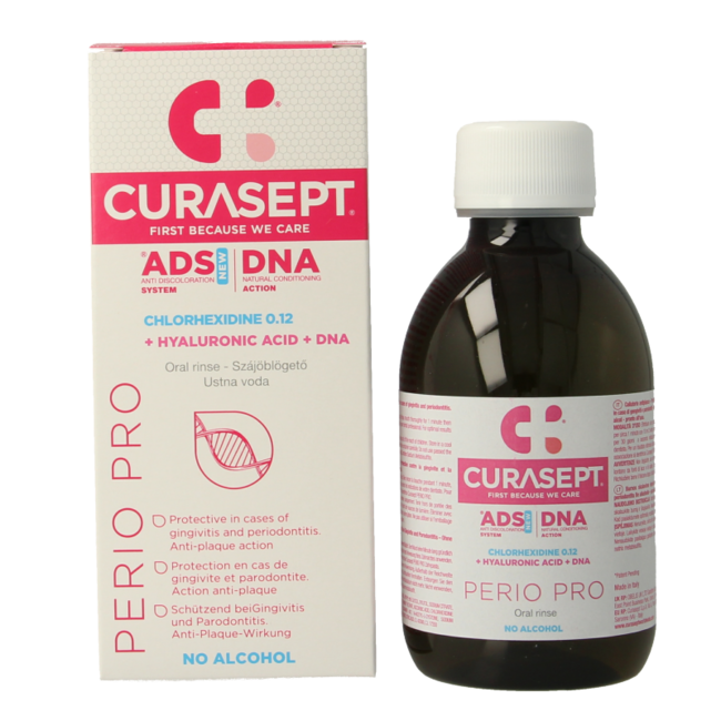 Curasept ADS DNA Perio Pro CHX 0.12% + HA Mouthwash 200 ml