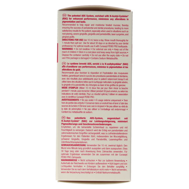 Curasept ADS DNA Perio Pro CHX 0,12% + HA mondspoelmiddel 200 Milliliter