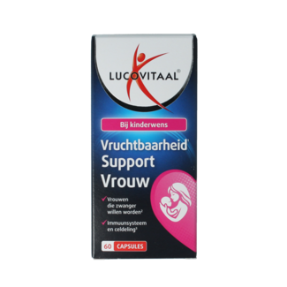 Lucovitaal Vruchtbaarheid support vrouw 60 Capsules
