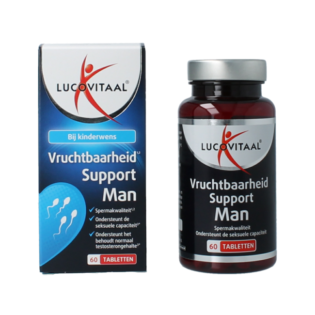 Vruchtbaarheid support man 60 Tabletten