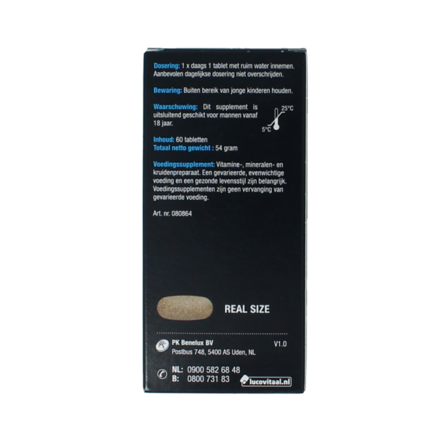 Vruchtbaarheid support man 60 Tabletten