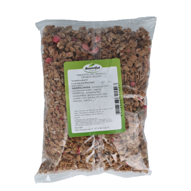 Bountiful Handwerkliches Knusper-Granola Beeren 350 Gramm