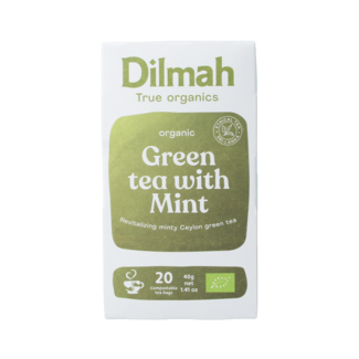 Dilmah Dilmah Green tea with mint bio 20 Bags