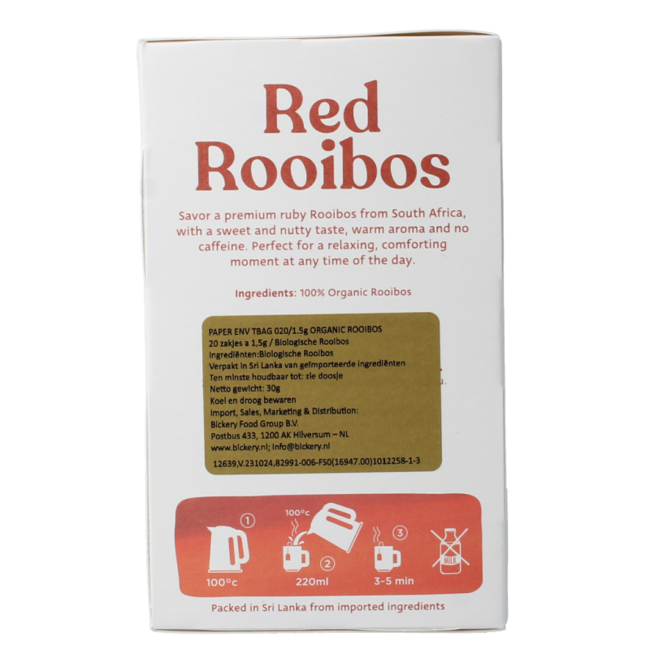 Dilmah Organic rooibos tea organic 20 bags