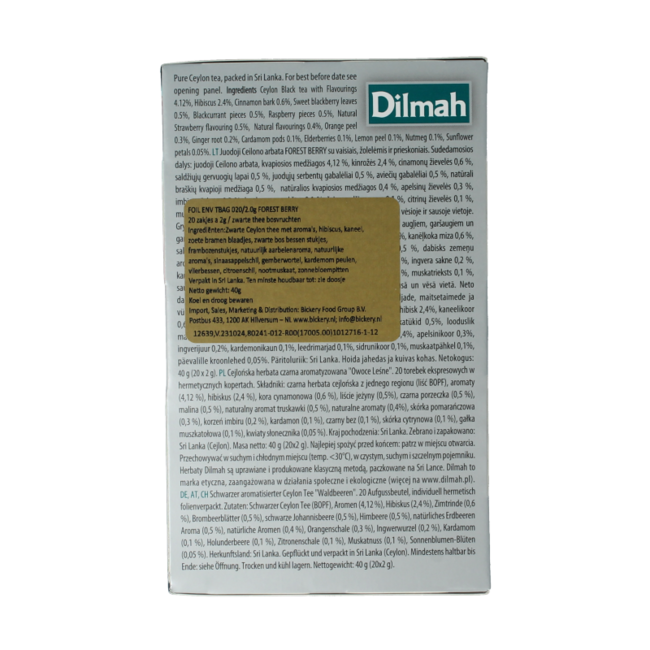 Forest berry fun tea 20 bustine