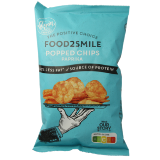 Food2Smile Food2Smile Popped chips pimentón 90 gramos