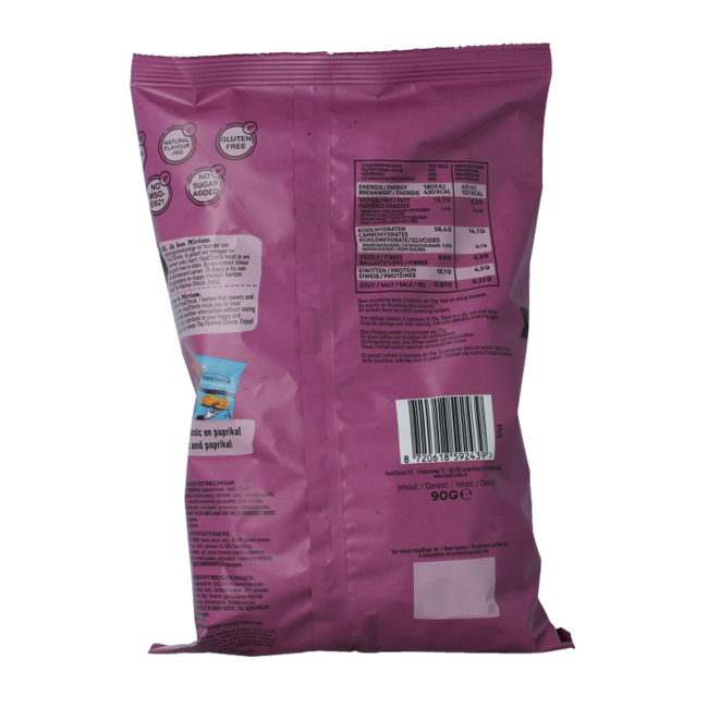 Food2Smile Popped chips barbacoa 90 gramos