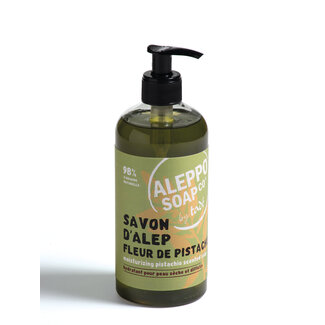 Aleppo Soap Co Aleppo Soap Co Savon d'Alep w płynie kwiat pistacji 500 mililitrów