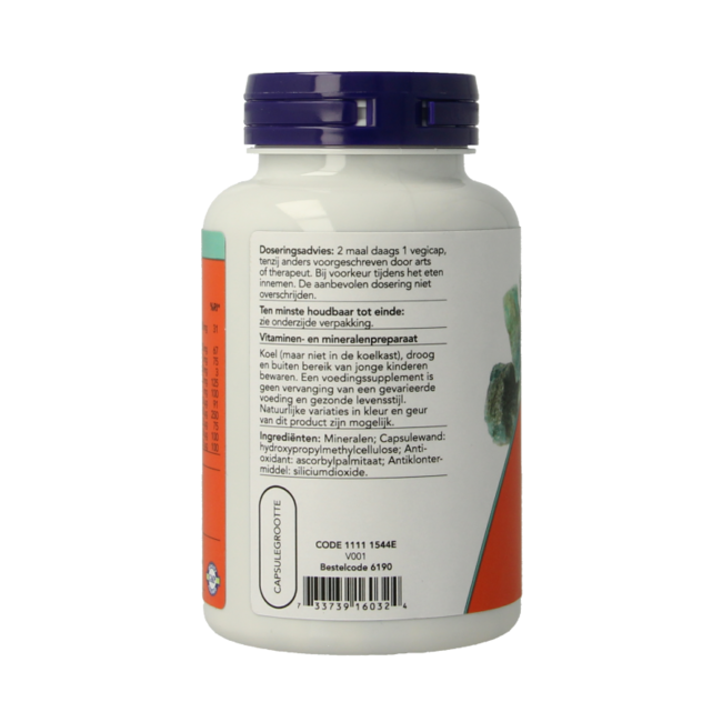 NOW Mineralen compleet 120 cápsulas vegetales