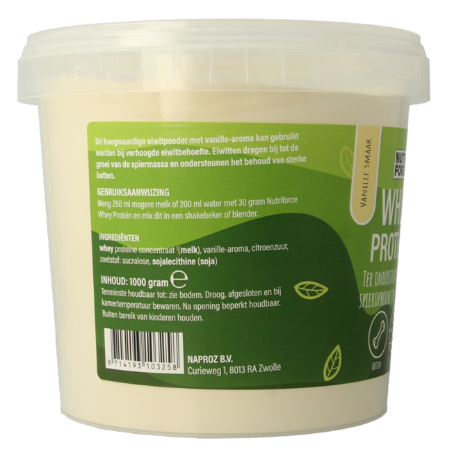 Nutriforce Super Whey Proteine 1 Kilogramm
