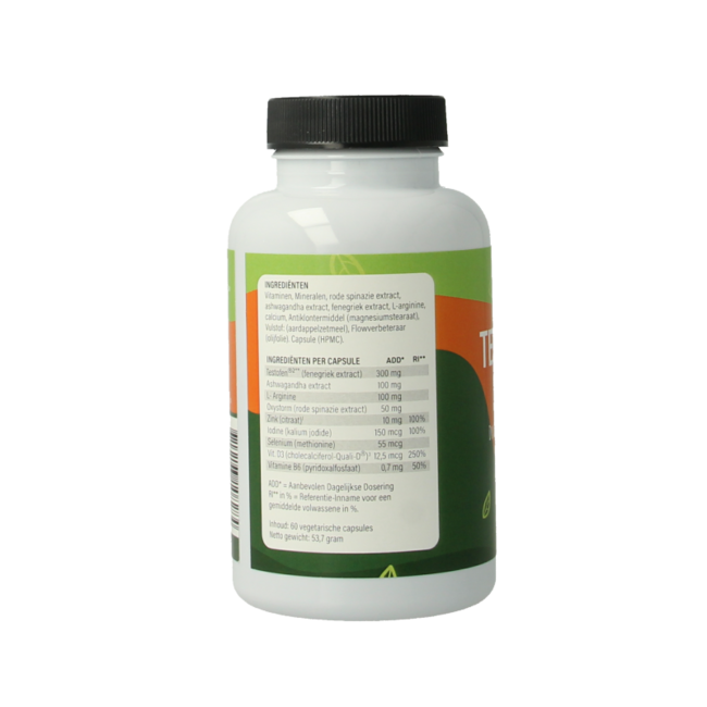 Nutriforce Testosteron support 60 Vegetarische Kapseln