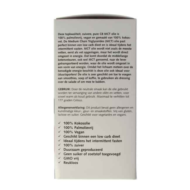 Aceite MCT 8 500 Mililitros