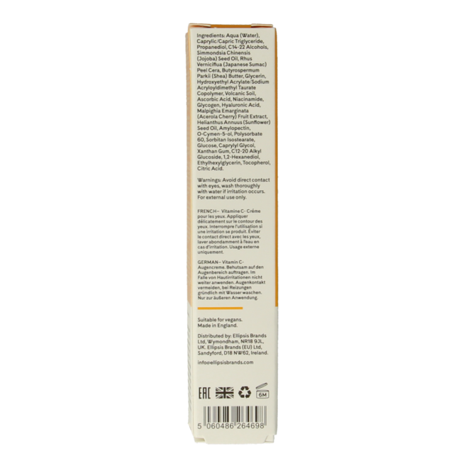 Q+A Vitamin C eye cream 15 Millilitres