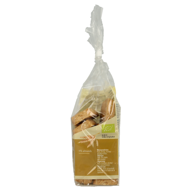 Bastoncini di Farro e Mandorle Bio 175 Grammi