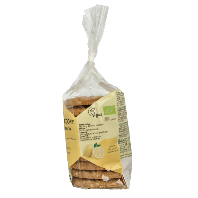Billy's Farm Biscuits à l'avoine gingembre-citron bio 200 g