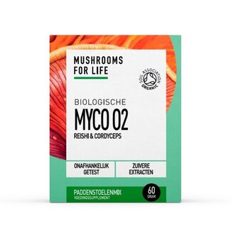 Mushrooms for Life Mushrooms for Life Myco 02 powder organic 60 Gram