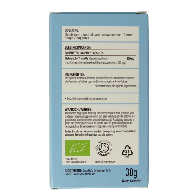Tremella Organic 60 Capsules