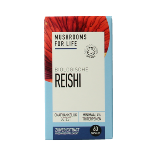 Mushrooms for Life Funghi per la Vita Reishi Bio 60 Capsule