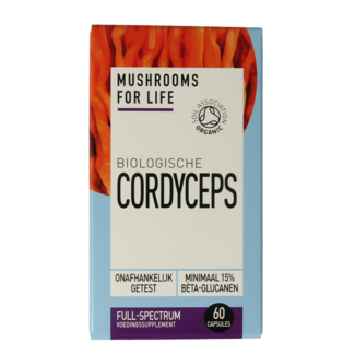 Mushrooms for Life Mushrooms for Life Organic Cordyceps 60 Capsules