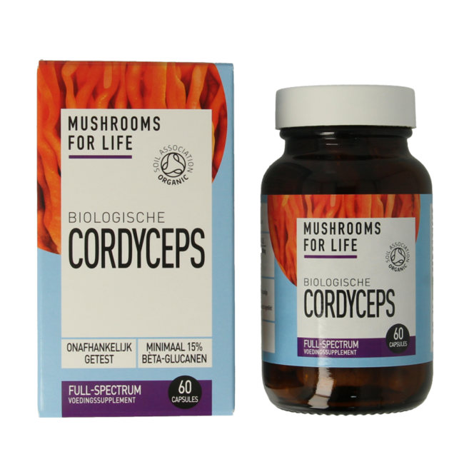 Mushrooms for Life Cordyceps organic 60 Capsules