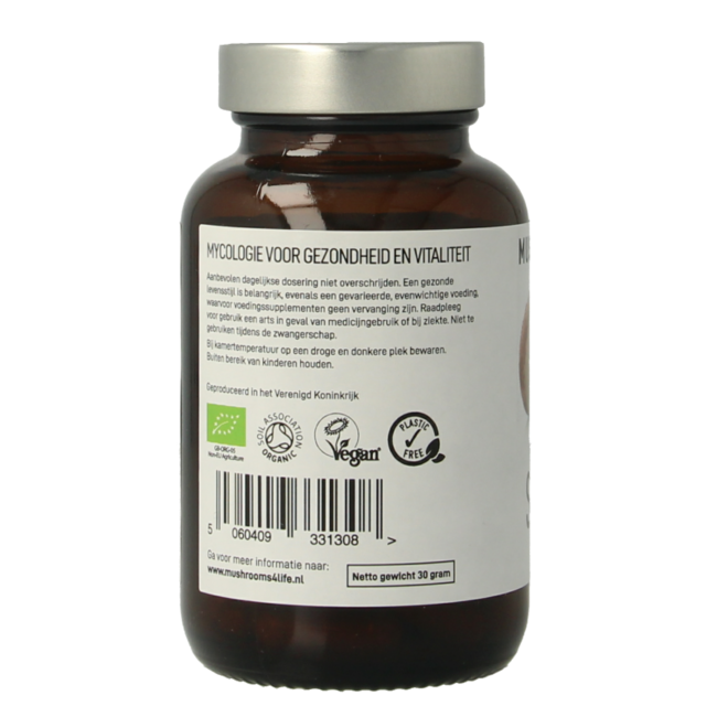 Mushrooms for Life Organic Shiitake 60 Capsules
