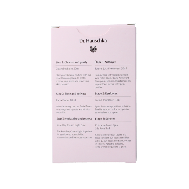 Dr. Hauschka Rose Light Must-Have Kit for Sensitive Skin, 1 Piece