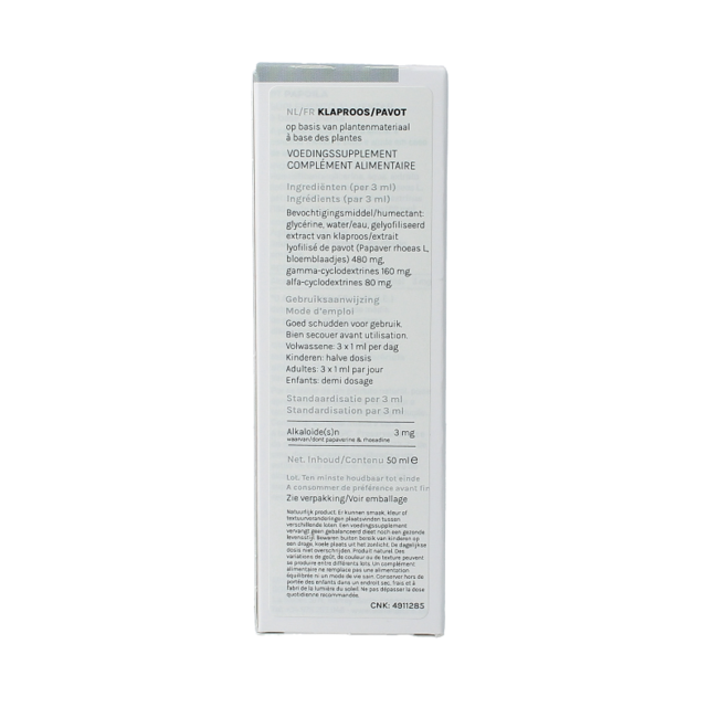 Soria Papaver rhoeas extract 50 Milliliter