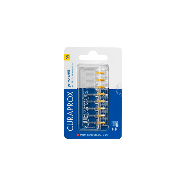 Curaprox Prime Refill caps 0.9 mm 8 uds