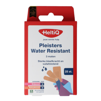 Heltiq Cerotti Heltiq Resistenti all'Acqua 3 Misure 25 Pezzi