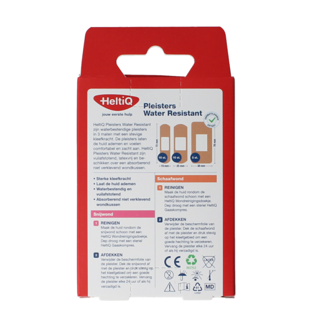 Heltiq Water Resistant Plasters 3 Sizes 25 Pieces