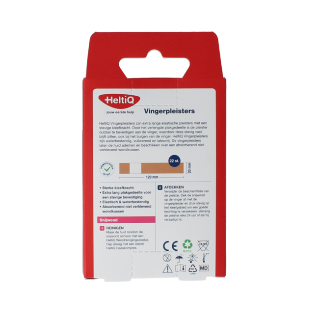 Heltiq Pansements pour doigts 120x20mm 22 pièces