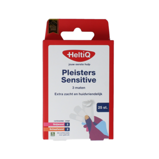 Heltiq Heltiq Tiritas sensitive 3 tamaños 25 unidades