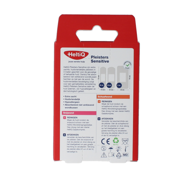 Plastry Heltiq Sensitive 3 rozmiary 25 sztuk