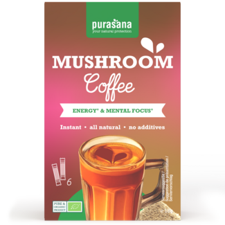 Purasana Organic instant mushroom coffee 6 x 3g (18g)