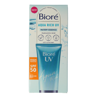 Biore Biore Aqua Hidratante Rico y Ligero FPS 50 UV 50 Mililitros