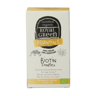 Royal Green Royal Green Organic Biotin Complex 60 Vegetarian capsules