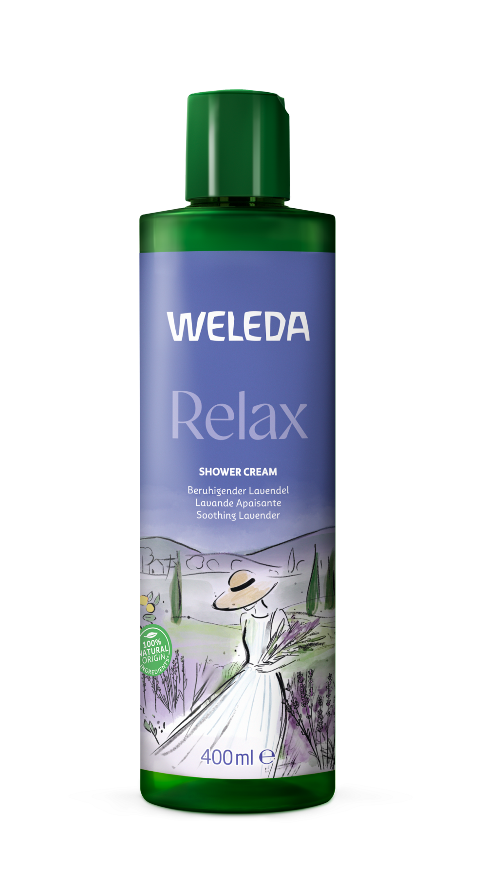 Weleda Crema de ducha relajante lavanda bio 400 mililitros