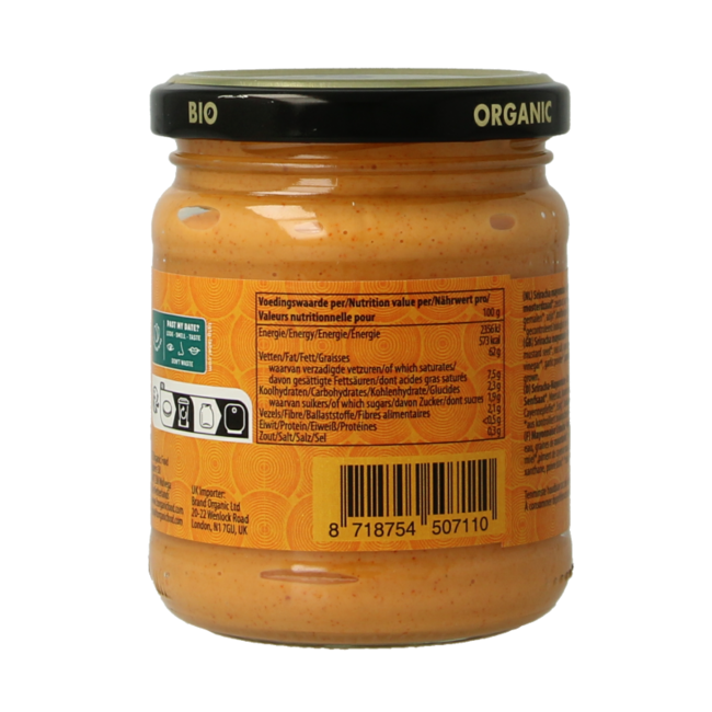 Yakso Organic Sriracha mayonnaise 200 Gram