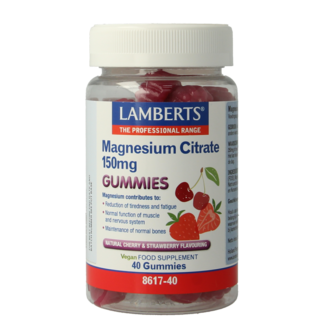 Lamberts Lamberts Citrato de Magnesio 40 Gominolas