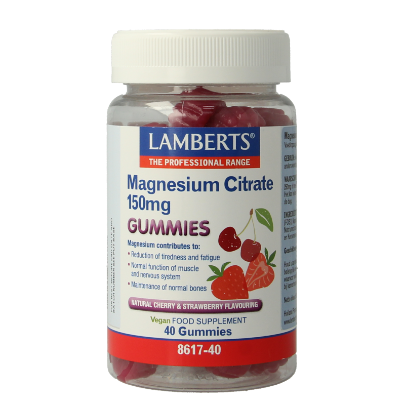 Lamberts Magnesio Citrato 40 Gummy | Energia e Benessere
