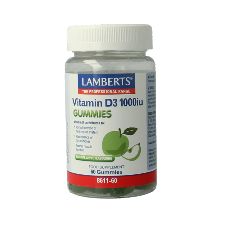 Lamberts Vitamina D3 1000 UI Gommose | Vitalità Quotidiana