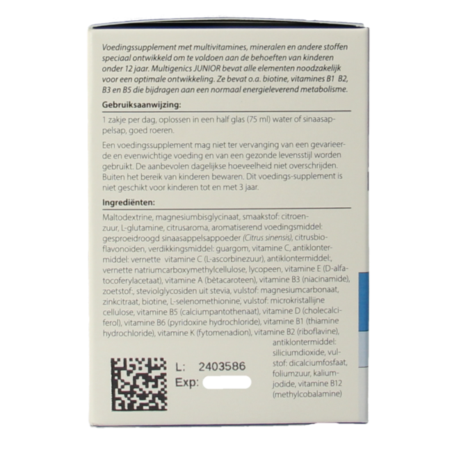 Multigenics junior 30 Sachets