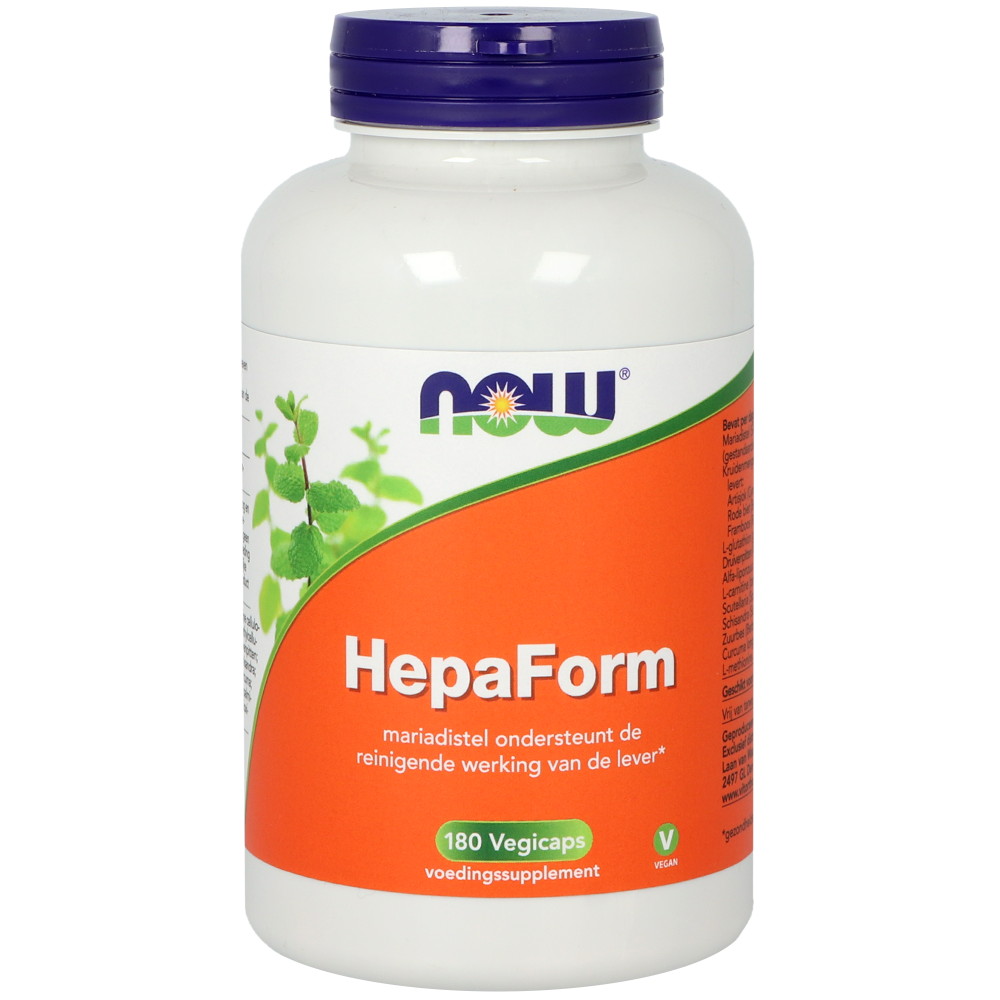 NOW Hepaform 180 capsule vegetali | Supporto Epatico Naturale